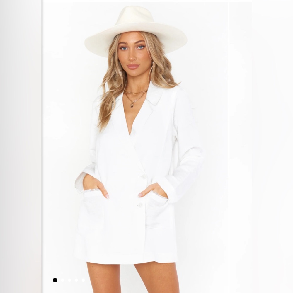 Show Me Your MuMu Escape Blazers romper. worn once and dry cleaned. Adorable.